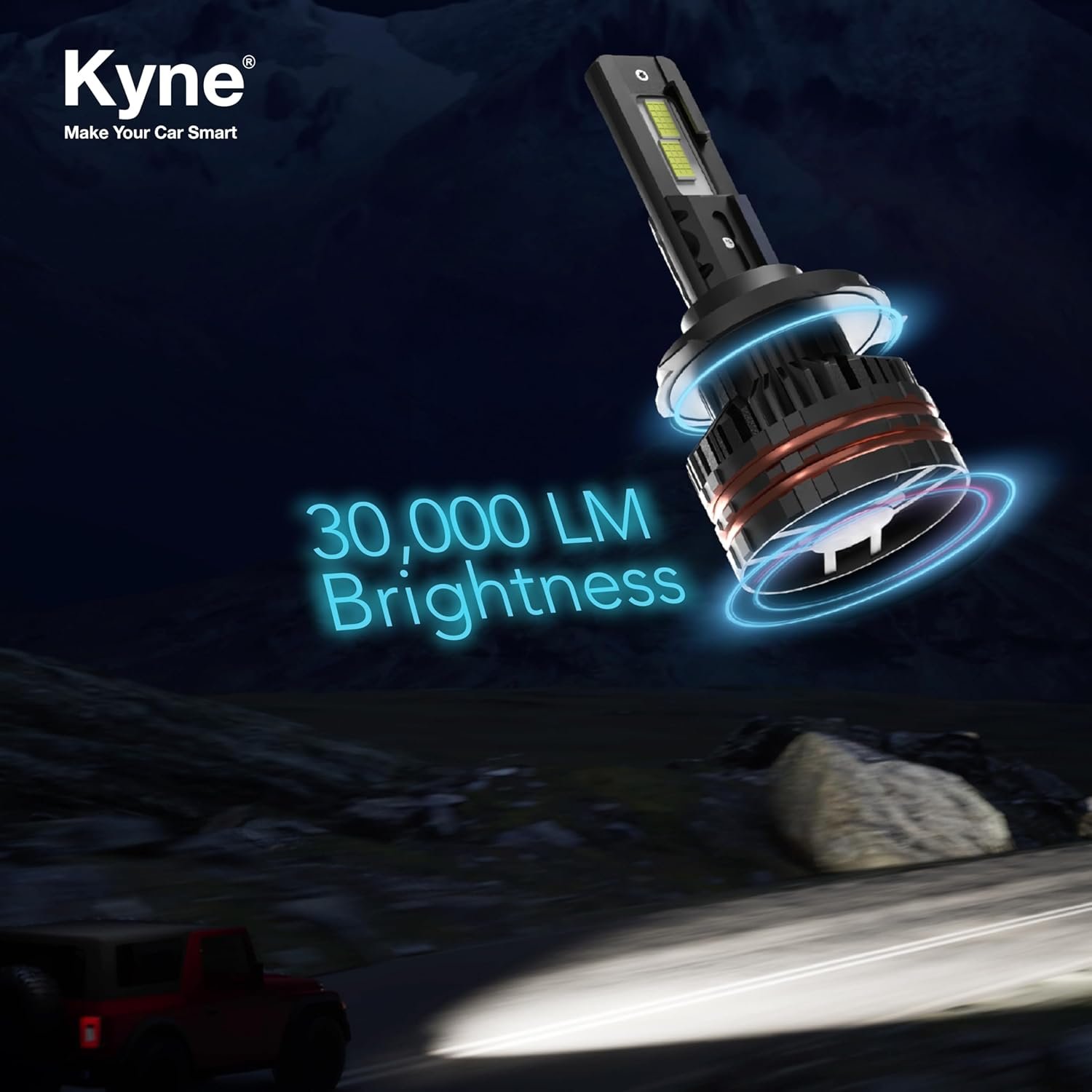 KYNE 300W High Power Premium LED Headlights Bulb - Image 7